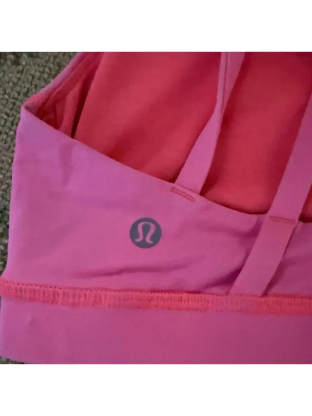 lululemon Energy sports bra  pink and orange NWOT 6 - RARE